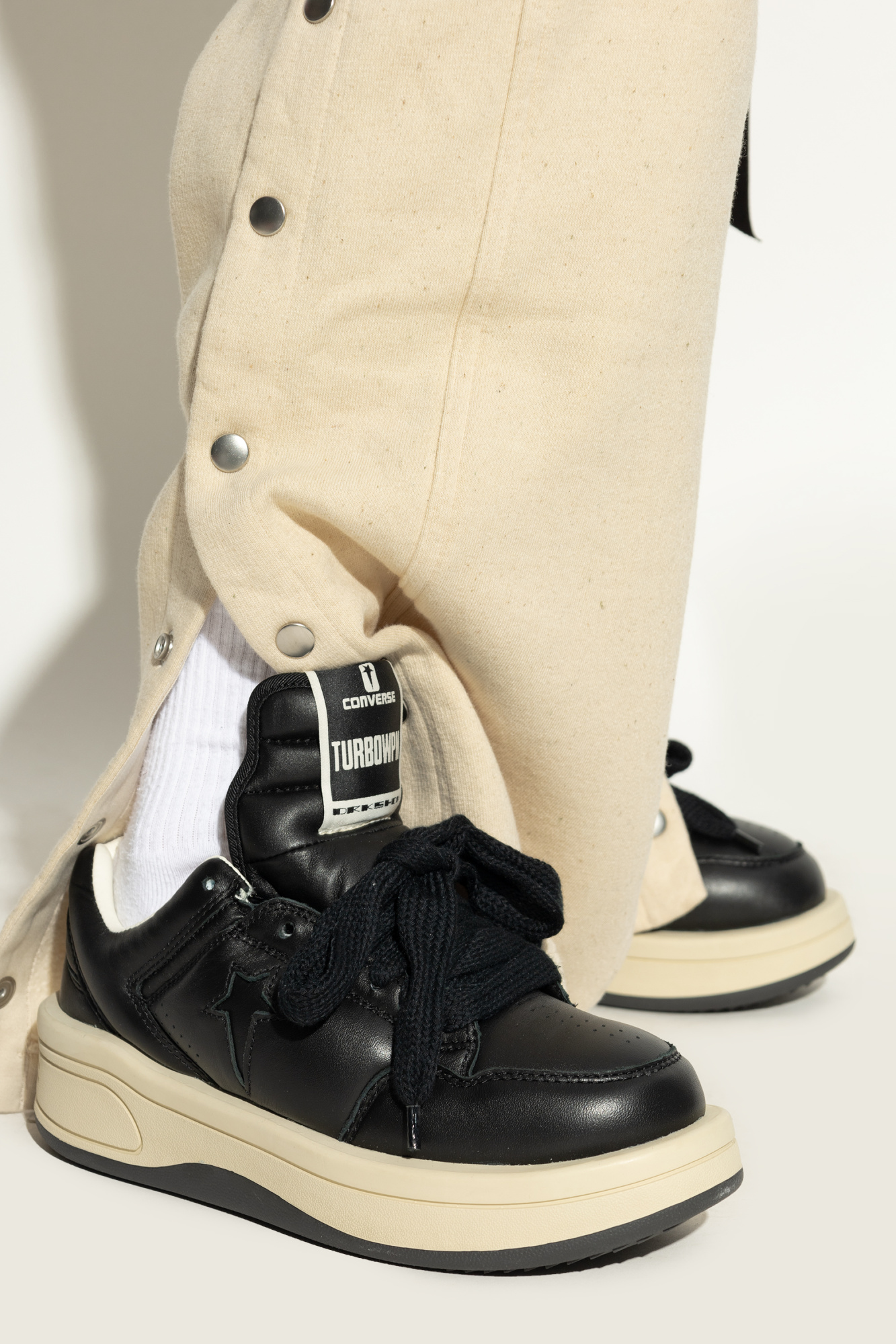 Czarny Rick Owens DRKSHDW X CONVERSE Rick Owens DRKSHDW